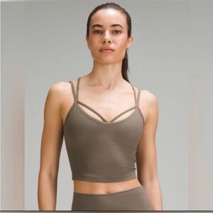 lululemon athletica Gray Tank Top